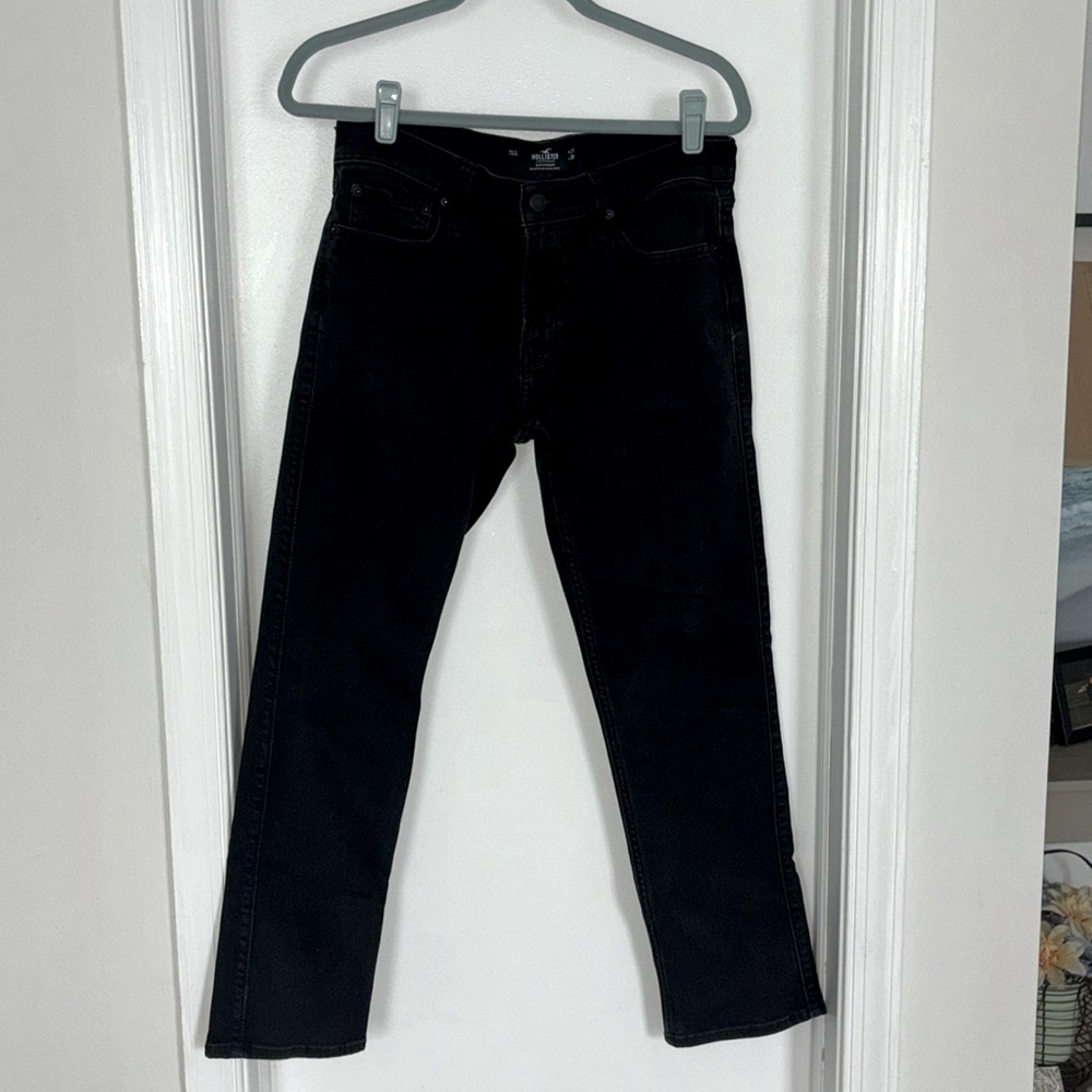 Hollister black denim jeans